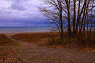 Fall day at the beach