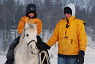 Pony ride during Snowman Mania